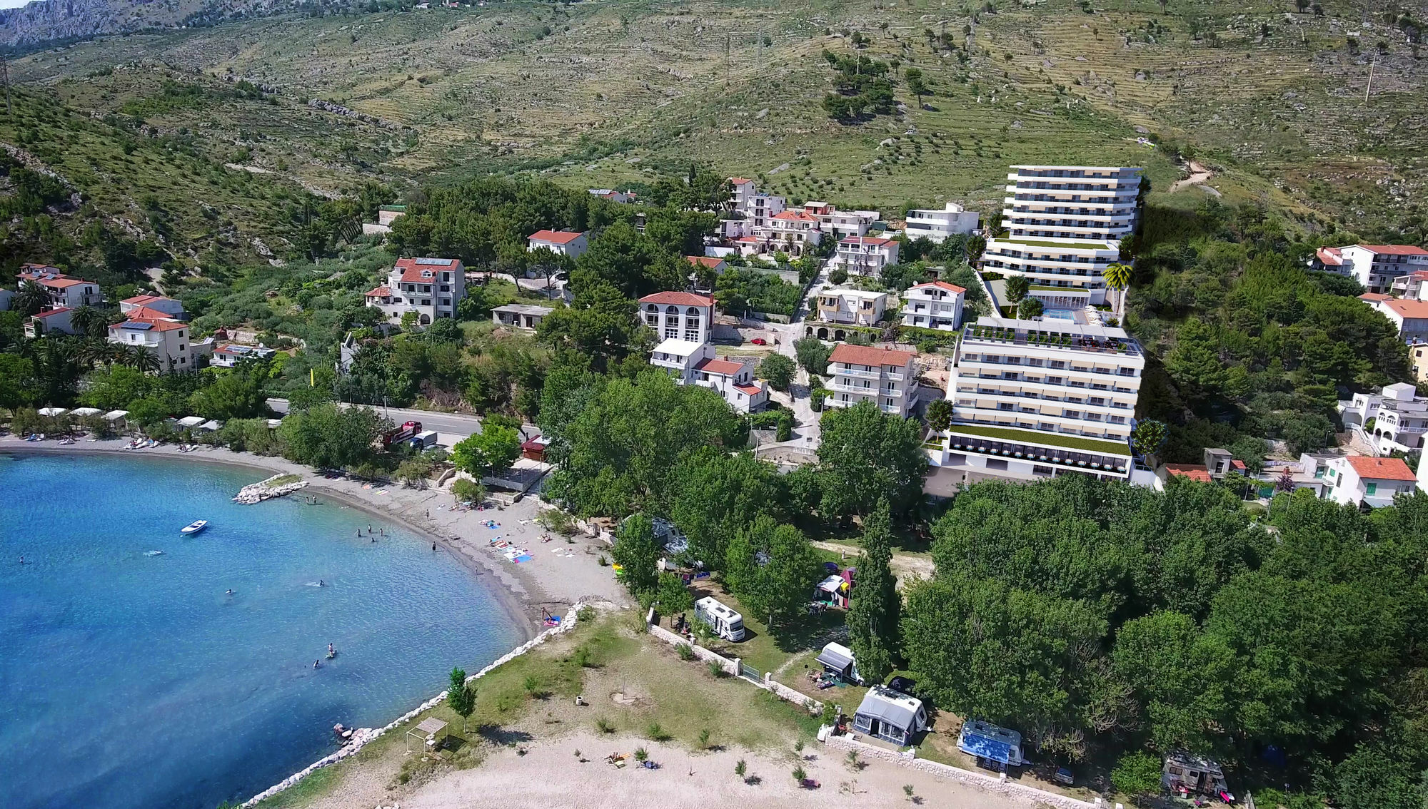 Hotel Plaza Duce Duće Exterior foto